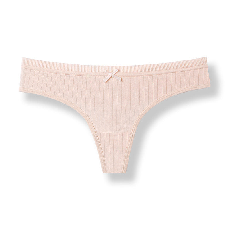 Women's comfortable sports cotton thong