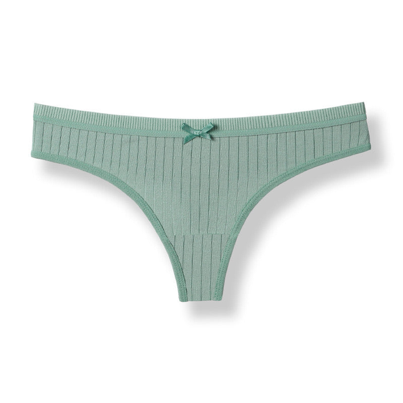 Women's comfortable sports cotton thong