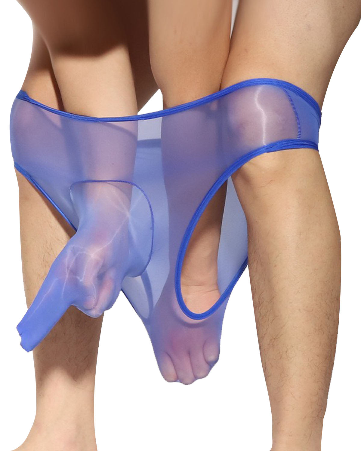 Bikini-Cut Briefs with Crotch Sheath, Translucent